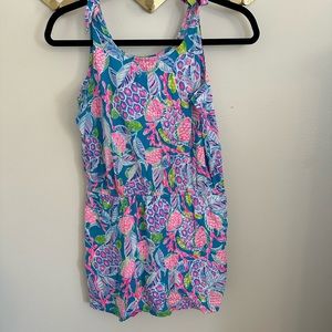 LILLY PULITZER girls romper, XL 12-14, L 8-10